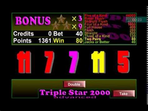 Triple Star 2000 Slot - Play Online